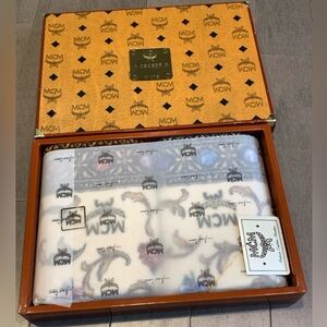 NEW MCM Vintage Monogram Hand Towel Set - 2pc NIB Collectible